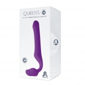 Лиловый безремневой страпон Queens M - Adrien Lastic - купить с доставкой в Нефтекамске