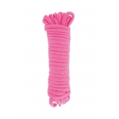 Розовая веревка для связывания Sweet Caress Rope - 10 метров - Sweet Caress - купить с доставкой в Нефтекамске