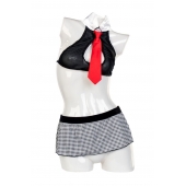 Надувная секс-кукла с реалистичной головой в костюме учительницы - ToyFa - в Нефтекамске купить с доставкой Надувная секс-кукла с реалистичной головой в костюме учительницы - ToyFa - в Нефтекамске купить с доставкой