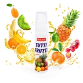 Гель-смазка Tutti-frutti со вкусом тропических фруктов - 30 гр. - Биоритм - купить с доставкой в Нефтекамске
