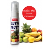 Гель-смазка Tutti-frutti со вкусом тропических фруктов - 30 гр. - Биоритм - купить с доставкой в Нефтекамске