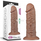 Коричневый фаллоимитатор Cubby dildo - 26,6 см. - Lovetoy в Нефтекамске Коричневый фаллоимитатор Cubby dildo - 26,6 см. - Lovetoy