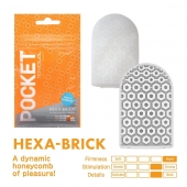 Карманный мастурбатор HEXA-BRICK - Tenga - в Нефтекамске купить с доставкой