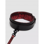 Стильный ошейник с поводком Reversible Faux Leather Collar and Lead - Fifty Shades of Grey - купить с доставкой в Нефтекамске
