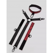 Ошейник с наручниками Reversible Faux Leather Collar and Wrist - Fifty Shades of Grey - купить с доставкой в Нефтекамске