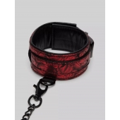 Красно-черные оковы Reversible Faux Leather Ankle Cuffs - Fifty Shades of Grey - купить с доставкой в Нефтекамске
