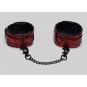 Красно-черные оковы Reversible Faux Leather Ankle Cuffs - Fifty Shades of Grey - купить с доставкой в Нефтекамске