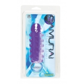Закрытая фиолетовая насадка с пупырышками SAMURAI PENIS SLEEVE PURPLE - 14,5 см. - NMC - в Нефтекамске купить с доставкой