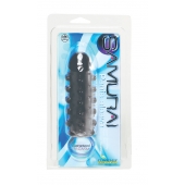 Дымчатая стимулирующая насадка с закрытой головкой SAMURAI PENIS SLEEVE BLACK - 14,5 см. - NMC - в Нефтекамске купить с доставкой