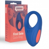 Синее эрекционное кольцо RRRING First Date Cock Ring - FeelzToys - в Нефтекамске купить с доставкой