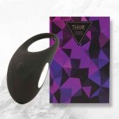 Черное эрекционное виброкольцо Thor Cockring - FeelzToys - в Нефтекамске купить с доставкой