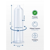 Презервативы MY.SIZE размер 47 - 10 шт. - My.Size - купить с доставкой в Нефтекамске