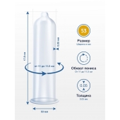 Презервативы MY.SIZE размер 53 - 3 шт. - My.Size - купить с доставкой в Нефтекамске