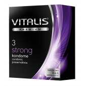 Презервативы с утолщенной стенкой VITALIS PREMIUM strong - 3 шт. - Vitalis - купить с доставкой в Нефтекамске