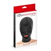 Сплошная маска на голову с прорезью для рта - Fetish Tentation - купить с доставкой в Нефтекамске