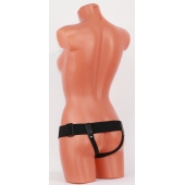 Универсальные черные трусики для страпона - БДСМ Арсенал - купить с доставкой в Нефтекамске