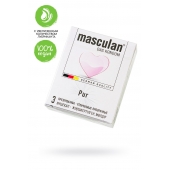 Супертонкие презервативы Masculan Pur - 3 шт. - Masculan - купить с доставкой в Нефтекамске