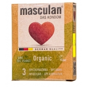 Экологически чистые презервативы Masculan Organic - 3 шт. - Masculan - купить с доставкой в Нефтекамске