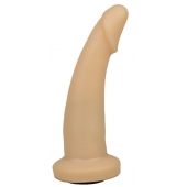 Телесная гладкая насадка Harness - 14,7 см. - LOVETOY (А-Полимер) - купить с доставкой в Нефтекамске