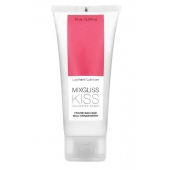 Смазка на водной основе Mixgliss Kiss с ароматом земляники - 70 мл. - Mixgliss - купить с доставкой в Нефтекамске