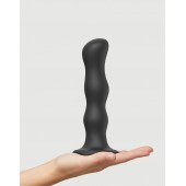 Черная насадка Strap-On-Me Dildo Geisha Balls size XL - Strap-on-me - купить с доставкой в Нефтекамске