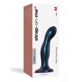 Темно-синяя насадка Strap-On-Me Dildo Plug Snaky size M - Strap-on-me - купить с доставкой в Нефтекамске