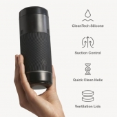 Черный мастурбатор с контролем всасывания Arcwave Pow Stroker - Arcwave - в Нефтекамске купить с доставкой
