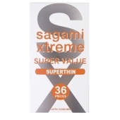 Ультратонкие презервативы Sagami Xtreme Superthin - 36 шт. - Sagami - купить с доставкой в Нефтекамске