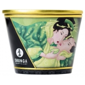 Массажная свеча Exotic Green Tea с ароматом зелёного чая - 170 мл. - Shunga - купить с доставкой в Нефтекамске