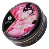 Массажная свеча Rose Petals с ароматом розы - 30 мл. - Shunga - купить с доставкой в Нефтекамске