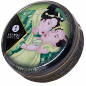 Массажная свеча Exotic Green Tea с ароматом зелёного чая - 30 мл. - Shunga - купить с доставкой в Нефтекамске