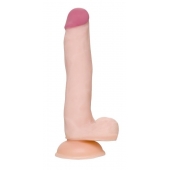 Телесный фаллоимитатор-реалистик Minc - 21 см. - A-toys купить с доставкой в интернет-магазине Orgasmix в Нефтекамске Телесный фаллоимитатор-реалистик Minc - 21 см. - A-toys