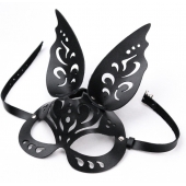 Черная ажурная маска  Зайка  с ушками - Crazy Handmade - купить с доставкой в Нефтекамске Черная ажурная маска  Зайка  с ушками - Crazy Handmade - купить с доставкой в Нефтекамске