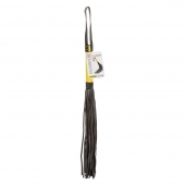 Черная плеть с желтой рукоятью Boundless Flogger - 69,25 см. - California Exotic Novelties - купить с доставкой в Нефтекамске