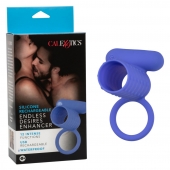 Синее эрекционное виброкольцо Silicone Rechargeable Endless Desires Enhancer - California Exotic Novelties - в Нефтекамске купить с доставкой