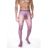 Мужские фиолетовые колготы с полностью открытыми ягодицами - La Blinque купить с доставкой Мужские фиолетовые колготы с полностью открытыми ягодицами - La Blinque купить с доставкой