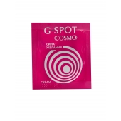 Стимулирующий интимный крем для женщин Cosmo G-spot - 2 гр. - Биоритм - купить с доставкой в Нефтекамске