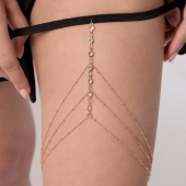 Золотистый аксессуар на бедро с оригинальным дизайном - Сима-Ленд купить с доставкой Золотистый аксессуар на бедро с оригинальным дизайном - Сима-Ленд купить с доставкой