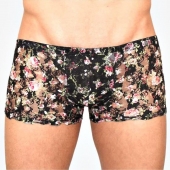 Мужские трусы-боксеры в сеточку с цветочным узором - Romeo Rossi купить с доставкой Мужские трусы-боксеры в сеточку с цветочным узором - Romeo Rossi купить с доставкой