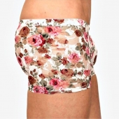 Мужские сетчатые трусы-боксеры с розами - Romeo Rossi купить с доставкой Мужские сетчатые трусы-боксеры с розами - Romeo Rossi купить с доставкой