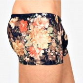 Мужские трусы-боксеры с крупным цветочным узором - Romeo Rossi купить с доставкой Мужские трусы-боксеры с крупным цветочным узором - Romeo Rossi купить с доставкой