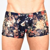 Мужские трусы-боксеры с крупным цветочным узором - Romeo Rossi купить с доставкой Мужские трусы-боксеры с крупным цветочным узором - Romeo Rossi купить с доставкой