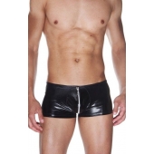 Мужские wet-look трусы-боксеры с застежкой-молнией - La Blinque купить с доставкой Мужские wet-look трусы-боксеры с застежкой-молнией - La Blinque купить с доставкой