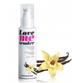 Съедобное согревающее массажное масло Love Me Tender Vanilla с ароматом ванили - 100 мл. - Love to Love - купить с доставкой в Нефтекамске