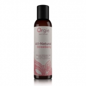 Интимный гель на водной основе All-Natural Strawberry с ароматом клубники - 150 мл. - ORGIE - купить с доставкой в Нефтекамске