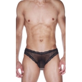 Мужские трусы-бразилиана с кружевной отделкой - La Blinque купить с доставкой Мужские трусы-бразилиана с кружевной отделкой - La Blinque купить с доставкой