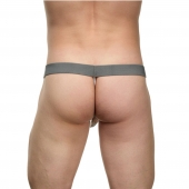 Мужские серебристые трусы-стринги - La Blinque купить с доставкой Мужские серебристые трусы-стринги - La Blinque купить с доставкой