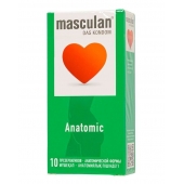 Презервативы анатомической формы Masculan Anatomic - 10 шт. - Masculan - купить с доставкой в Нефтекамске