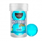 Лубрикант на масляной основе Hot Ball Plus с охлаждающим эффектом (2 шарика по 3 гр.) - HotFlowers - купить с доставкой в Нефтекамске