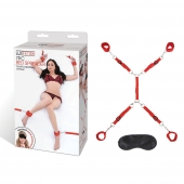 Красная фиксация на матрас Classic Bedspreader - Lux Fetish - купить с доставкой в Нефтекамске